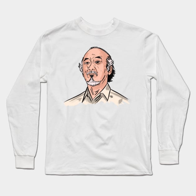 Mr Miyagi Long Sleeve T-Shirt by The Brothers Geek Out Podcast
